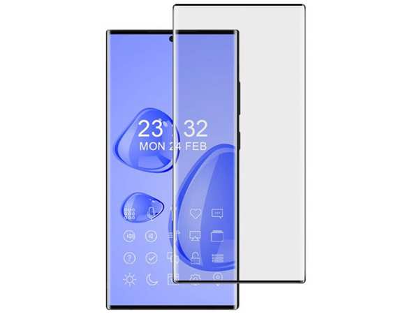 گلس منحنی تمام صفحه سامسونگ گلکسی اس 23 اولترا Samsung Galaxy S23 Ultra Full Cover Glass Screen Protector