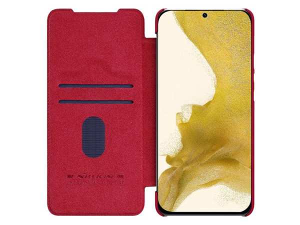 کیف سامسونگ گلکسی اس 23 پلاس نیلکین Nillkin Samsung Galaxy S23+/S23 Plus Qin Pro leather case - تصویر 14