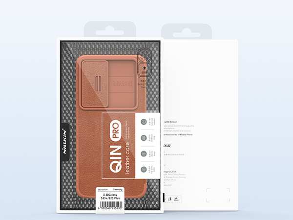 کیف سامسونگ گلکسی اس 23 پلاس نیلکین Nillkin Samsung Galaxy S23+/S23 Plus Qin Pro leather case - تصویر 16