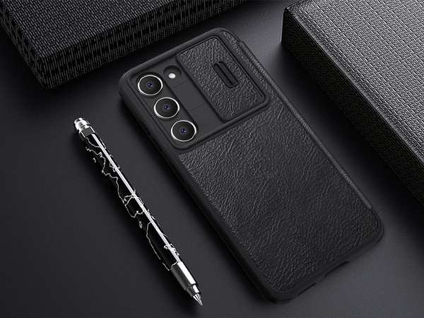 کیف سامسونگ گلکسی اس 23 پلاس نیلکین Nillkin Samsung Galaxy S23+/S23 Plus Qin Pro leather case - تصویر 2
