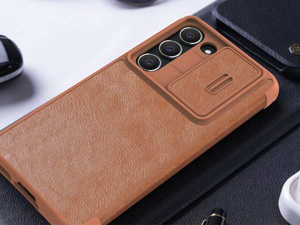 کیف سامسونگ گلکسی اس 23 پلاس نیلکین Nillkin Samsung Galaxy S23+/S23 Plus Qin Pro leather case - تصویر 3