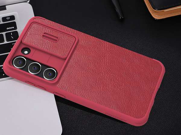 کیف سامسونگ گلکسی اس 23 پلاس نیلکین Nillkin Samsung Galaxy S23+/S23 Plus Qin Pro leather case - تصویر 4