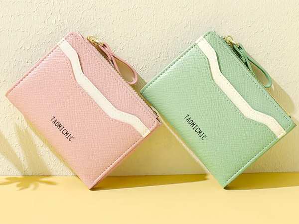 کیف پول زنانه کوچک تائومیک میک TAOMICMIC Y8964 wallet for women, short wallet style zipper bifold