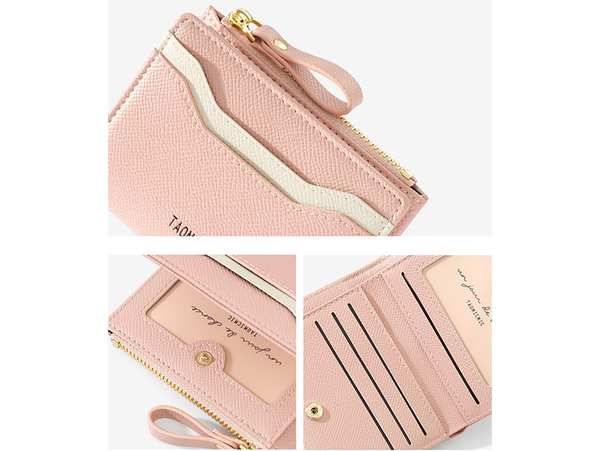 کیف پول زنانه کوچک تائومیک میک TAOMICMIC Y8964 wallet for women, short wallet style zipper bifold - تصویر 15