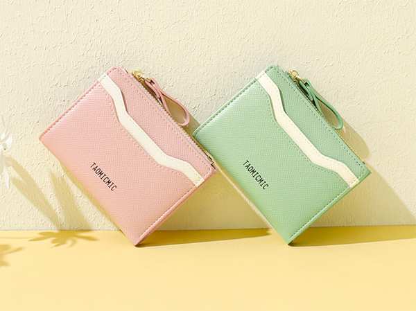 کیف پول زنانه کوچک تائومیک میک TAOMICMIC Y8964 wallet for women, short wallet style zipper bifold - تصویر 17