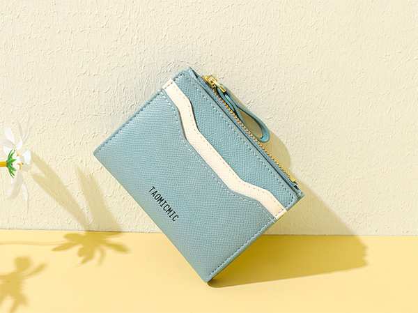 کیف پول زنانه کوچک تائومیک میک TAOMICMIC Y8964 wallet for women, short wallet style zipper bifold - تصویر 3