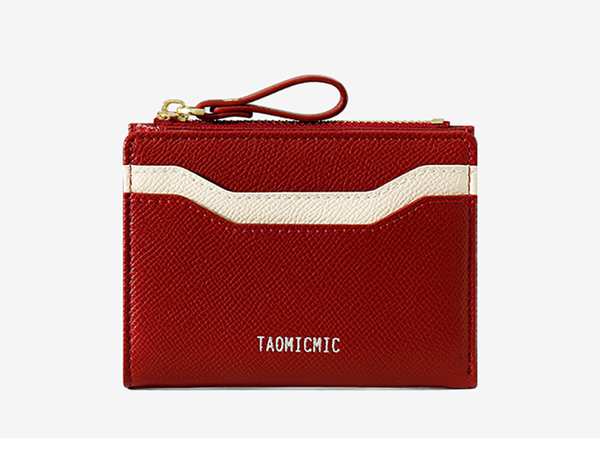 کیف پول زنانه کوچک تائومیک میک TAOMICMIC Y8964 wallet for women, short wallet style zipper bifold - تصویر 6