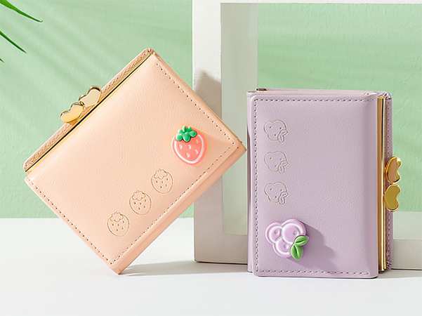 کیف پول زنانه کوچک طرح میوه های برجسته تائومیک میک TAOMICMIC Y8072 wallet Female Purse Cute Foldable Multi-Card840657NC5694