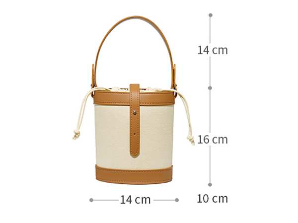 کیف دوشی زنانه تائومیک میک TAOMICMIC K2136-ABC bucket bag retro high quality - تصویر 14
