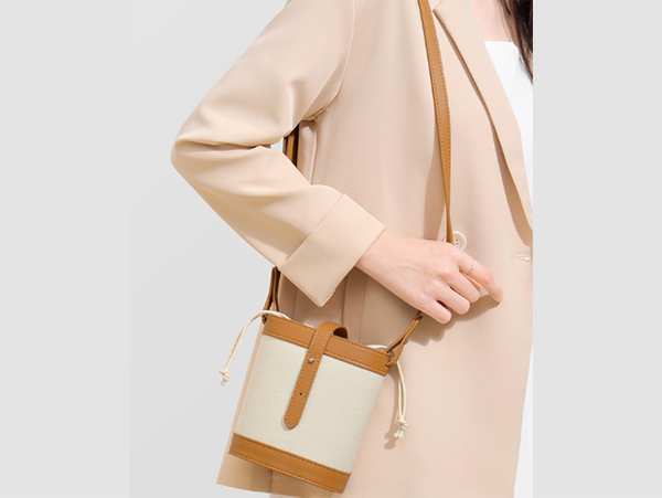 کیف دوشی زنانه تائومیک میک TAOMICMIC K2136-ABC bucket bag retro high quality - تصویر 3