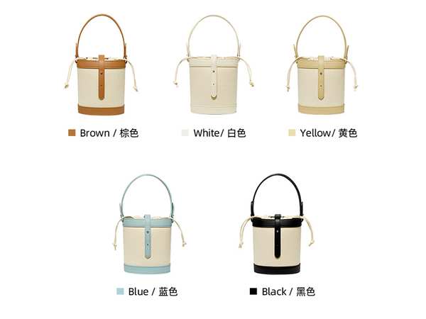 کیف دوشی زنانه تائومیک میک TAOMICMIC K2136-ABC bucket bag retro high quality - تصویر 5