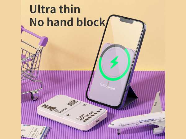پاوربانک 5000 و شارژر بی سیم 15 وات راک Rock P83 Wireless Charging Power Bank - تصویر 2