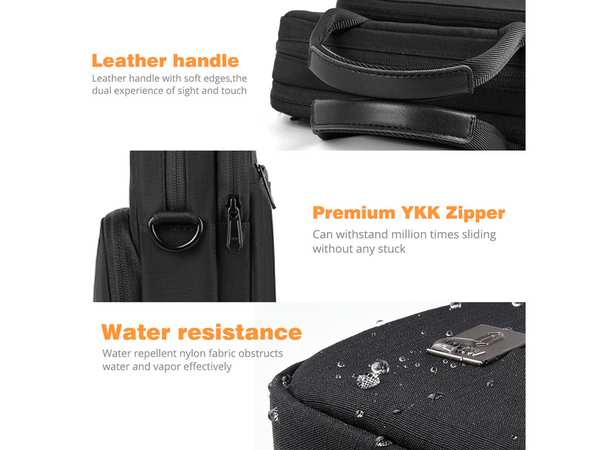 کیف دوشی ضدآب آیپد 12.9 اینچ ویوو WIWU 12.9'' Alpha Vertical Layer Bag - تصویر 9