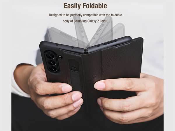 کیف گوشی سامسونگ گلکسی زد فولد 5 نیلکین Nillkin Samsung Galaxy Z Fold 5 Aoge Leather Case - تصویر 14