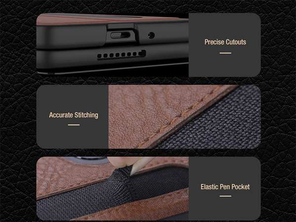 کیف گوشی سامسونگ گلکسی زد فولد 5 نیلکین Nillkin Samsung Galaxy Z Fold 5 Aoge Leather Case - تصویر 16