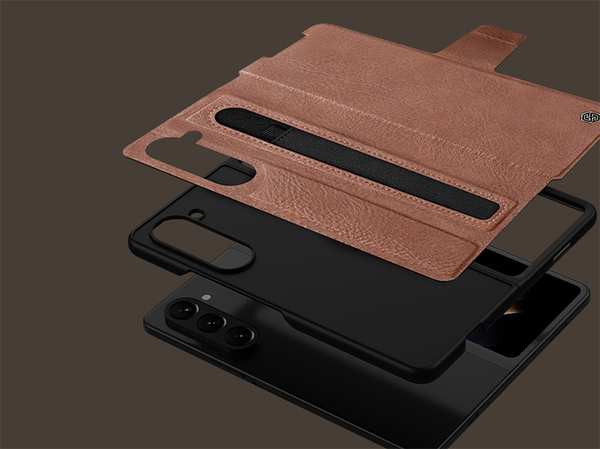 کیف گوشی سامسونگ گلکسی زد فولد 5 نیلکین Nillkin Samsung Galaxy Z Fold 5 Aoge Leather Case - تصویر 9