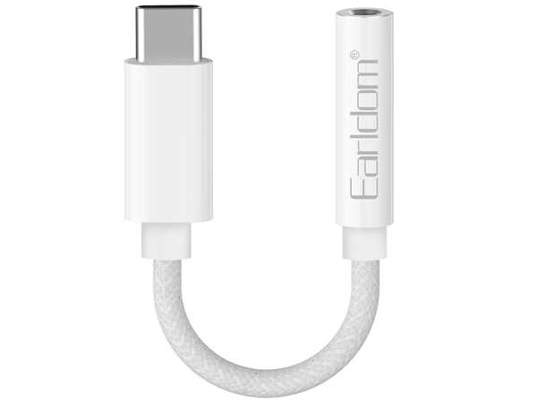 کابل تبدیل تایپ سی به جک 3.5 میلیمتری ارلدام Earldom ET-OT69 Type-C TO 3.5mm Audio adapter