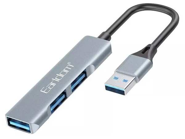 هاب یو اس بی 3 پورت ارلدام EARLDOM 3port HUB model HUB09