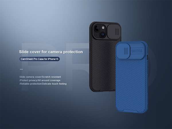 قاب محافظ آیفون 15 نیلکین Nillkin Apple iPhone 15 CamShield Pro Case - تصویر 15