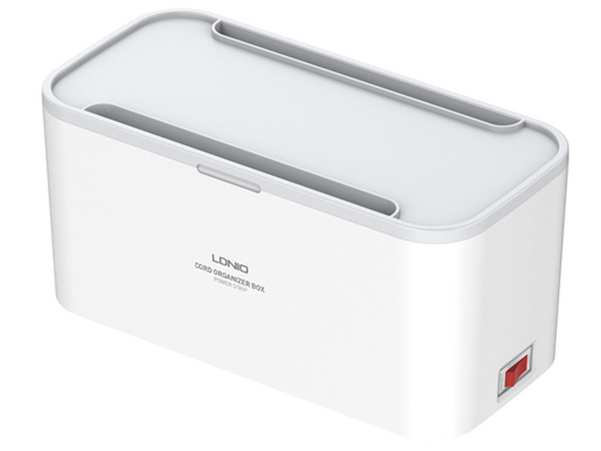 چندراهی برق 5 سوکت و 3 یو اس بی و شارژر بی سیم الدنیو LDNIO Smart Power Socket Storage Box SN5311