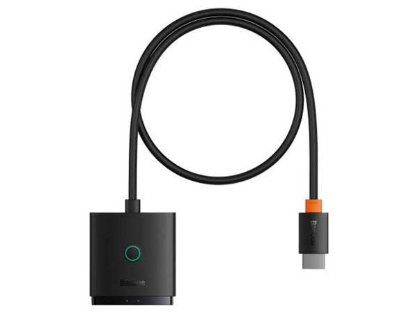 مبدل دو طرفه اچ دی ام آی با کابل یک متری بیسوس Baseus AirJoy Series 2-in-1 Bidirectional HDMI Switch B01331105111-01