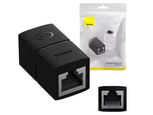 رابط کابل شبکهLAN بیسوس Baseus AirJoy Series Network Cable Connector B00131100111-01