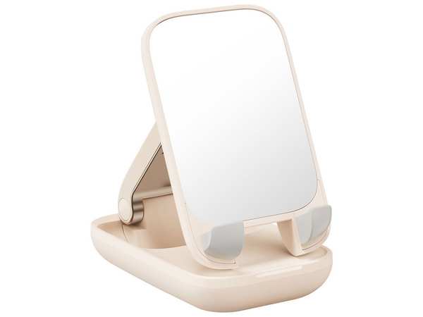 هولدر موبایل تاشو و آینه رومیزی بیسوس Baseus Folding Phone Stand with mirror B10551501411