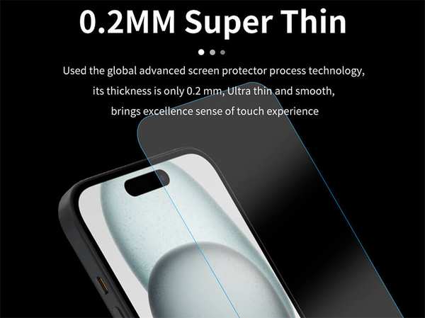 گلس آیفون 15 نیلکین NillkinApple iphone 15 H+Pro tempered glass - تصویر 10