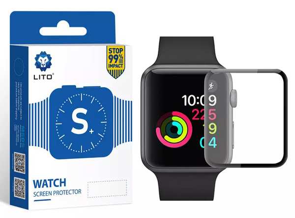 محافظ صفحه نمایش اپل واچ 41 میلی‌متری لیتو Litho glass +S suitable Apple Watch 41mm