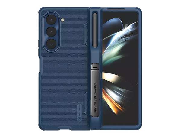 قاب محافظ سامسونگ زد فولد 5 نیلکین دارای نگهدارنده قلم Nillkin Samsung Galaxy Z Fold 5 Super Frosted Shield Fold Pen holder version