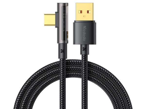 کابل سوپر فست شارژ گیمینگ یو اس بی به تایپ سی 100 واتی 1.2 متری مک دودو MCDODO CA-3380 Type-C 6A Super Charge Cable