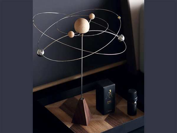 پخش کننده عطر طرح سیاره LH320 Balance Galaxy Wood Scent Diffuser - تصویر 4
