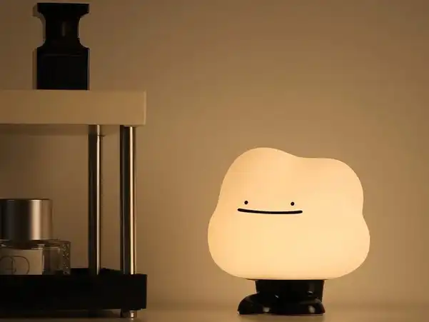چراغ خواب کارتونی طرح ابر night light silicone cloud USB rechargeable table lamp HL-24