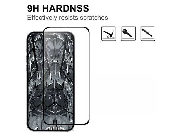 گلس تمام صفحه گوشی آیفون 15 و آیفون 15 پرو full glass screen protector apple iphone 15/15 Pro - تصویر 2