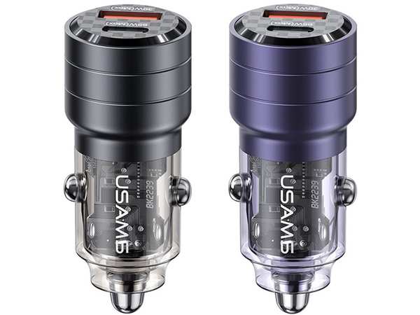 شارژر فندکی فست شارژ ماشین تایپ سی 95 وات یوسامز US-CC176 C36