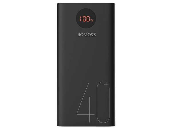 پاوربانک شارژ سریع یو اس بی و تایپ سی 18 وات روموس Romoss 40000mAh Power Bank 18W PD Fast Charge