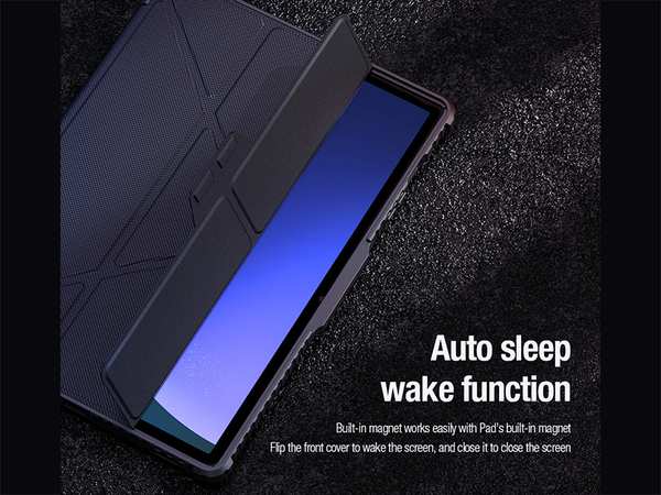 کیف محافظ بامپردار سامسونگ تب اس 9 نیلکین Nillkin Bumper Leather cover case Pro Multi-angle folding style for Samsung Galaxy Tab S9 - تصویر 24