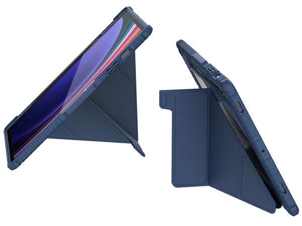 کیف محافظ بامپردار سامسونگ تب اس 9 نیلکین Nillkin Bumper Leather cover case Pro Multi-angle folding style for Samsung Galaxy Tab S9 - تصویر 3