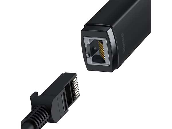 کابل تبدیل تایپ سی به پورت شبکه RJ45 LAN بیسوس Baseus Lite Series Port Ethernet Adapter Type-C To Rj45 100Mbps WKQX000201 - تصویر 3