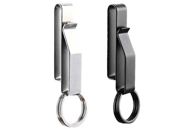 جاکلیدی کمری مردانه استیل ضد زنگ Stainless steel men's waist car keychain