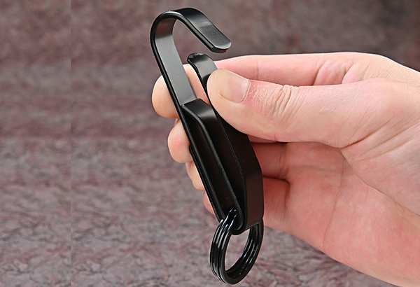 جاکلیدی کمری مردانه استیل ضد زنگ Stainless steel men's waist car keychain - تصویر 10