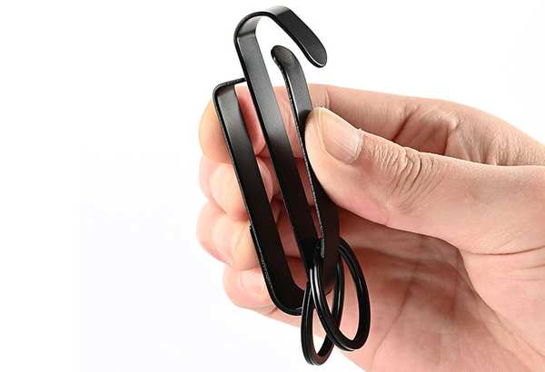 جاکلیدی کمری مردانه استیل ضد زنگ Stainless steel men's waist car keychain - تصویر 7