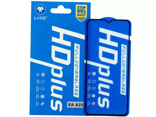 گلس شفاف شیشه ای تمام صفحه گوشی سامسونگ گلکسی آ23 لیتو LITO screen HD Plus model suitable Samsung A23 - تصویر 3