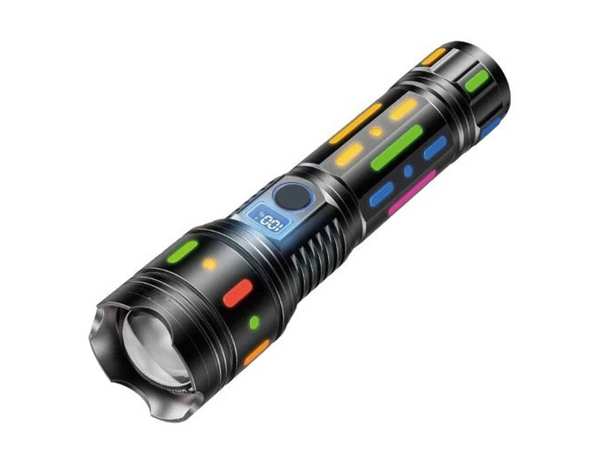 چراغ قوه شارژی فلورسنت زوم تلسکوپی 50 وات چند منظوره Multifunction Telescopic Zoom Fluorescent Light Absorber Flashlight G85 - تصویر 8