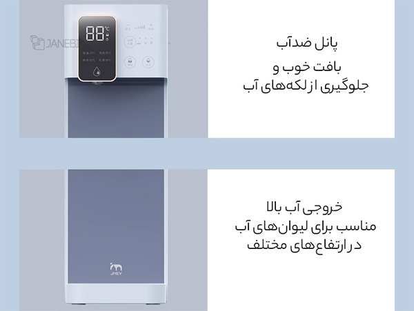 دستگاه آب گرمکن فوری رومیزی شیائومی Xiaomi Jimi A6 Instant Hot Water Dispenser Desktop Water Boiler - تصویر 4