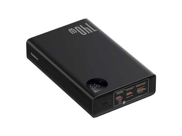 پاور بانک سوپر فست شارژ تایپ سی و یو اس بی 140 وات 24000 adaman بیسوس ppadm140 - تصویر 6