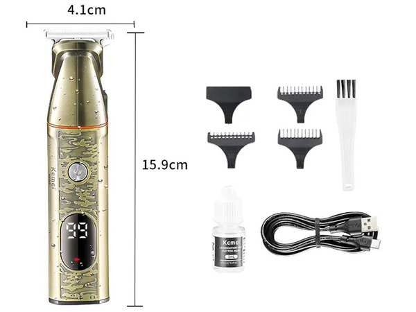 ماشین اصلاح موی سر شارژی حرفه‌ای کمی Cordless Professional Hair Trimmer Km-865 - تصویر 5
