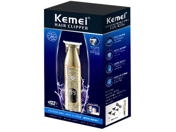 ماشین اصلاح موی سر شارژی حرفه‌ای کمی Cordless Professional Hair Trimmer Km-865 - تصویر 8
