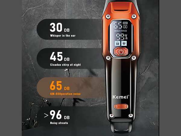 ماشین اصلاح موی سر و بدن شارژی کمی Rechargeable Hair Trimmer Kemei km-658 - تصویر 13