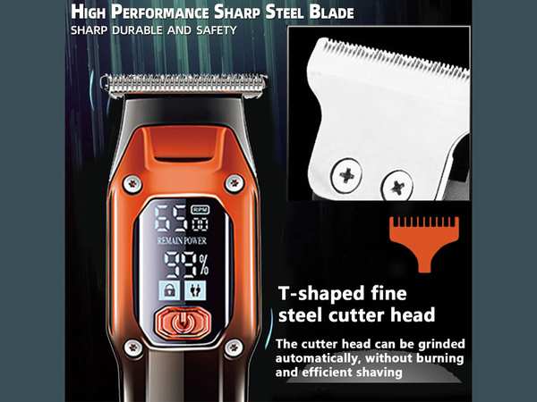 ماشین اصلاح موی سر و بدن شارژی کمی Rechargeable Hair Trimmer Kemei km-658 - تصویر 5